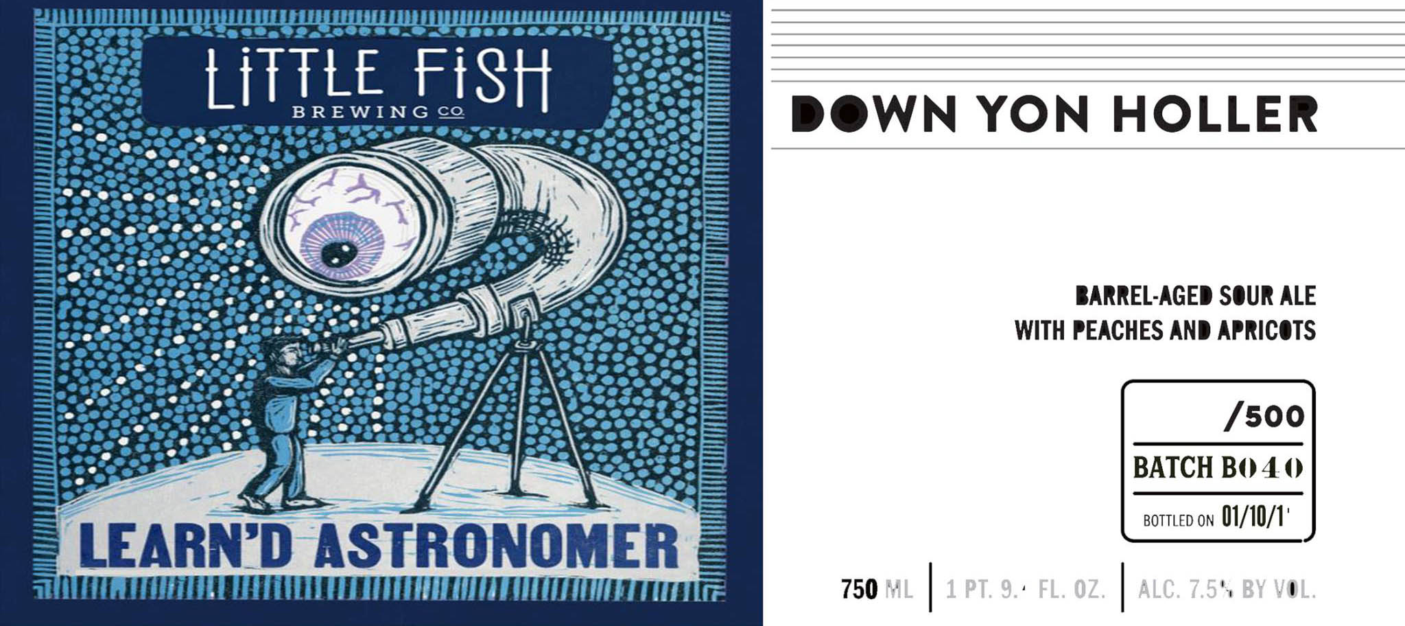 Bottle Release: Learn'd Astronomer & Down Yon Holler